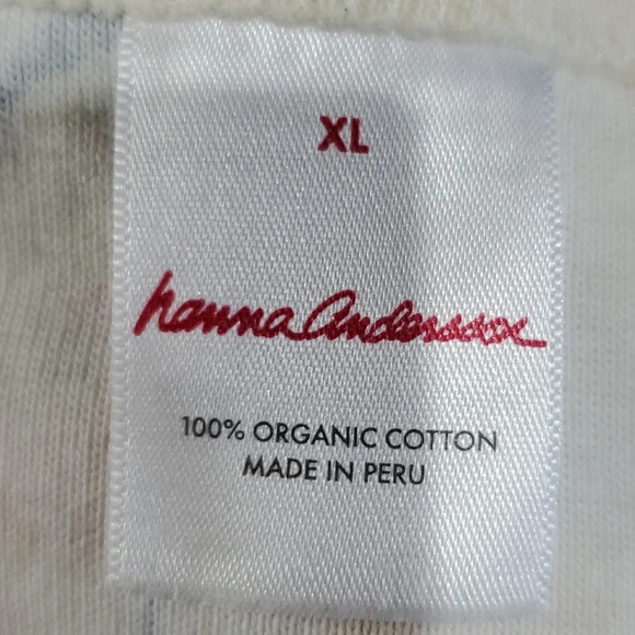 Hanna Andersson donkey pattern organic cotton made in peru thermal top - Picture 5 of 5